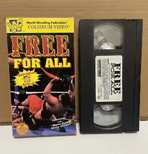 WWF VHS Free For All Yokozuna Stone Cold Vega Bodydonnas Bradshaw Midgets! ๐โ - Picture 1 of 7