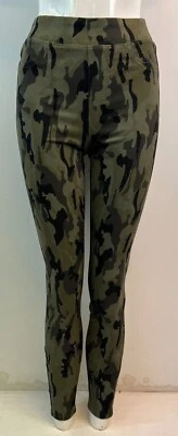 Ladies New George  Camouflage High Waist Jeggings Sizes 8-18 - Image 1 of 4