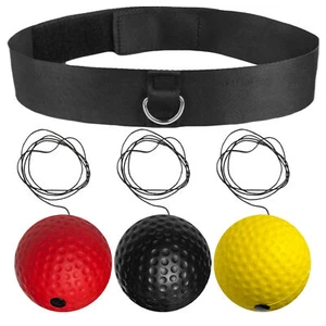 Boxing Reflex Ball Headband Set for Adults & Kids Fight Speed Training Equipment - Picture 1 of 14