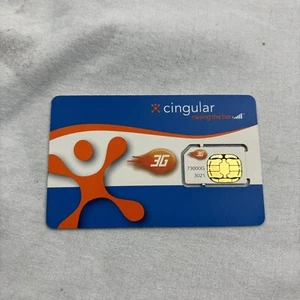 Tarjeta SIM vintage AT&T/Cingular 3G (73000G) - Imagen 1 de 3