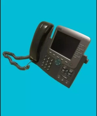 CISCO 7970 SERIES CP-7971G-GE IP PHONE FULLY FUNCTIONAL!!! SEE PICTURES!!! - Image 1 of 4