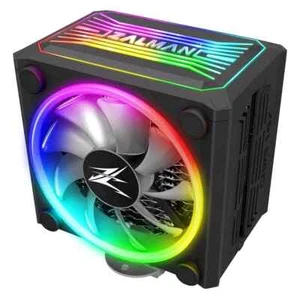 Zalman CNPS16X ARGB CPU PC Enfriador de torre con ventiladores dobles ARGB PWM de 120 mm en negro - Imagen 1 de 4