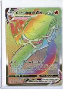 Centiskorch Vmax 191/189 Secreto Raro Arco Iris Arte Completo Pokémon Oscuridad Ardiente Casi Nuevo - Imagen 1 de 2