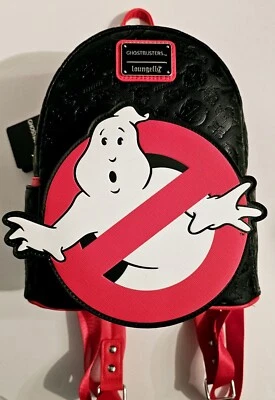 MINI MOCHILA LOUNGEFLY GHOSTBUSTERS LOGO BRILLA EN LA OSCURIDAD NUEVA CON ETIQUETAS Foto 1 de 4