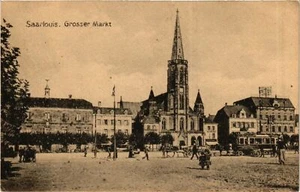 Postal CPA Saarlouis Grosser Markt ALEMANIA (939508) - Imagen 1 de 2