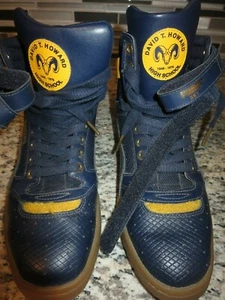 David Howard High School Puma Contact Retro Hi Top Sneakers Shoes US 9 UK 8 NEW - Picture 1 of 8