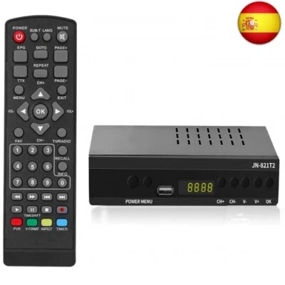 Decodificador TDT HD - DVB-T T2 H.265 HEVC Full HD PVR, USB, HDMI, - Imagen 1 de 4