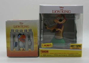 The Lion King Hot Topic Funko wacky wobbler Timon and Funko Mystery Minis Zazu - Picture 1 of 7