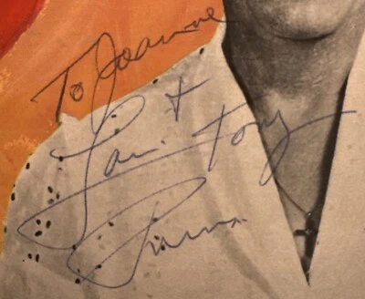 LOUIS PRIMA * AUTOGRAPHED * HAND SIGNED ANGELINA LP VINYL ALBUM JSA COA VG+ Cond - Image 1 of 4