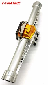 E-VIRATRUE 7075Alu Rear Axle Housing&Stainless Steel Protective Cover For SCX6 - Picture 1 of 10