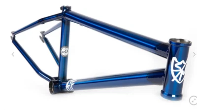 S&M ATF FRAME TRANS BLUE 24 INCH CRUISER 24" BMX BIKE BIKES SE BIG BIKE CLEAR - Image 1 of 4