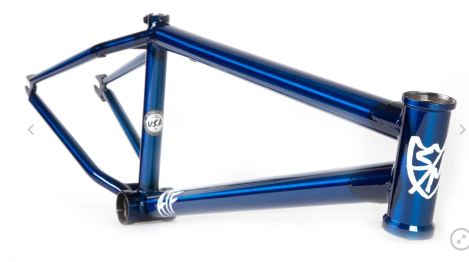 S&M ATF FRAME TRANS BLUE 24 INCH CRUISER 24" BMX BIKE BIKES SE BIG BIKE CLEAR - Imagem 1 de 4