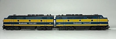 HO Proto 2000 Pro-Custom Wabash Valley AA 245 & 249 Powered Diesels DCC & Sound - Image 1 of 4