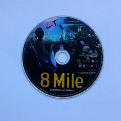 8 Mile (DVD, 2002) TESTED WORKING Disc Only - Image 1 of 2