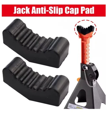 Almohadillas de reparación de empuñadura de riel adaptadoras de piso almohadillas de goma con soporte de gato de elevación ranurado para automóvil 2 un. Foto 1 de 4