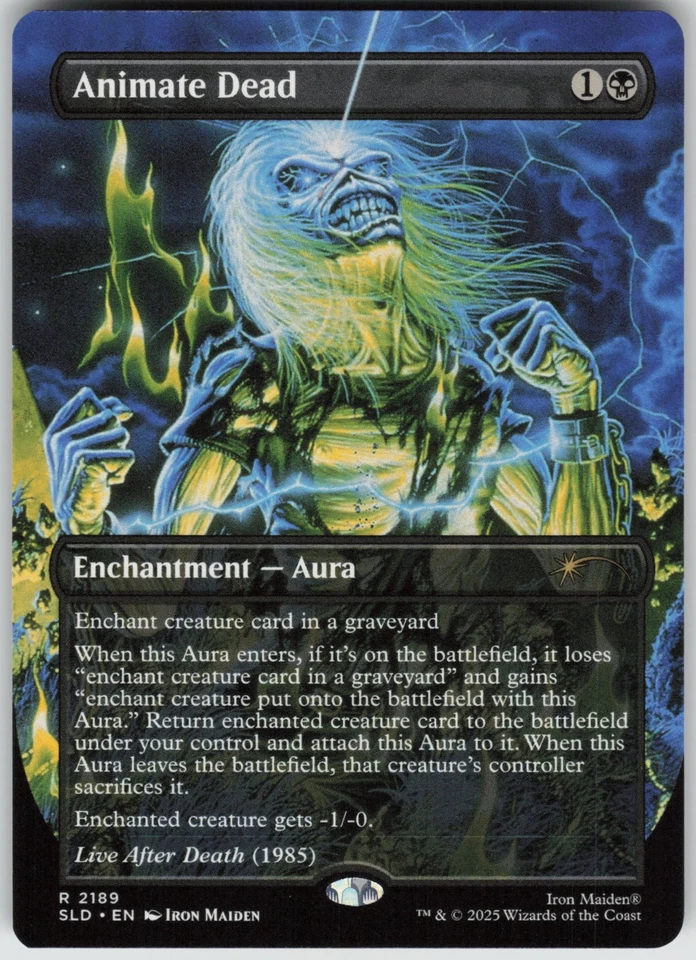 MTG - Animate Dead - Secret Lair Drop Series - 2189 - Iron Maiden Album Art - Image 1 of 2