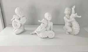 3 VTG 1950s Bing & Grondahl Royal Copenhagen Children And Sea Figurines Stamped  - Picture 1 of 6