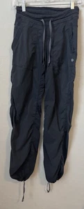 Lululemon Studio Pant Unlined Black Size 2 31” Inseam Cinch Hem Unlined - Picture 1 of 9