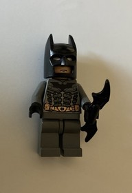 Lego Batman Grey Bluish Suit Minifigure 2006 Rare Original 7888