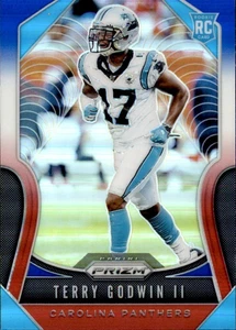 2019 PANNIi PRIZM RED WHITE BLUE ROOKIE #393 TERRY GODWIN II PANTHERS RC - Picture 1 of 2