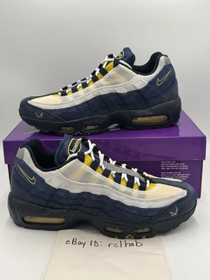 Size 10 - Eric Koston x Nike SB x Air Max 95 Obsidian Speed Yellow HQ8492-400 - Image 1 of 4
