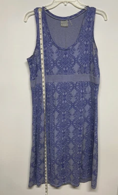 Vestido sin mangas Athleta para mujer talla XLT multicolor púrpura gris estampado ajustable Foto 1 de 4