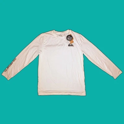 Camiseta de surf Quiksilver Everyday manga larga niños talla L 14/16 playa blanca natación  Foto 1 de 4