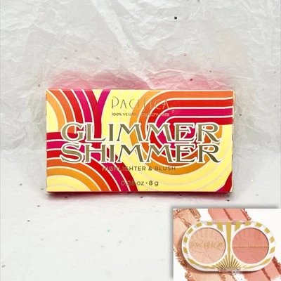 Pacifica Beauty GLIMMER SHIMMER Firelit Blush + Highlighter Duo 8g Full Size - Image 1 of 4
