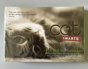 Juego de cartas CatSmarts Trivia sellado 2011 SmartSCo Maullido Datos divertidos - Regalo para amantes de los gatos - Imagen 1 de 2