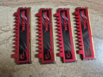 Arbeitsspeicher SKILL F3-12800CL9D-4GBRL (4GB, PC3-12800 (DDR3-1600),  4 Module - Bild 1 von 3