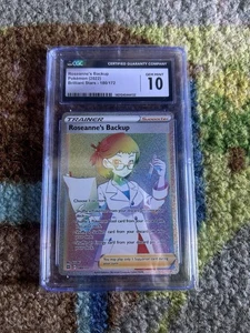 Roseanne's Backup Holo Karte 180/172 Swsh09 Brilliant Stars CGC 10 - Bild 1 von 2