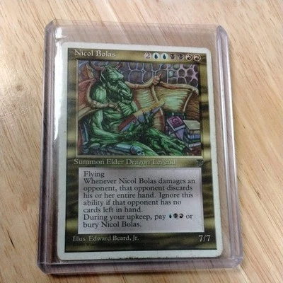 Magic The Gathering Nicol Bolas-Chronicles-Summon Elder Dragon Legend-Single - Image 1 of 4