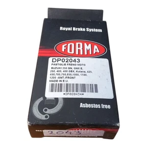 PASTIGLE FRENO MOTO PER SUZUKI 250 GN, GNX E, 250/400 GSX - Imagen 1 de 4