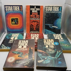 Star Trek Taschenbücher Original Serie von James Blish 8er Set Vintage - Bild 1 von 7