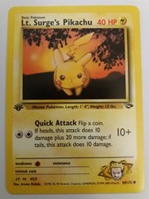 POKEMON 1st Ed GYM CHALLENGE SET /132 RARE COMMON UNCOMMON POKEMON CARDS