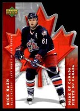 2007-08 McDonald's Upper Deck Pride of Canada Rick Nash Columbus