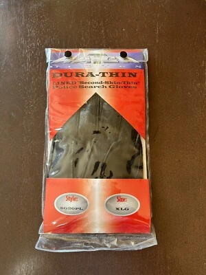 Guantes Hatch SG20PL Talla XLG Forro Algodón/Acrílico Negro, Cuero Búsqueda Policial Foto 1 de 3