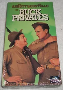 Buck Privates VHS MCA Home Video 1941 New and Sealed Abbott and Costello 1991 - Picture 1 of 2