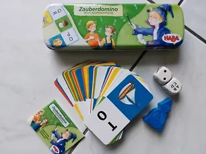 HABA Magic Word Domino Edad 6+ - 3 juegos diferentes con instrucciones - Imagen 1 de 1