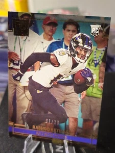 2021 Panini Chronicles Panini GOLD #PA-28 Rashod Bateman RC #01/10 🔥 Ravens - Picture 1 of 6