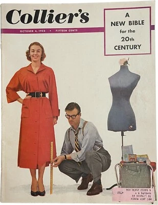 Collier's October 4 1952 A New Bible for the 20th Century - Image 1 of 3