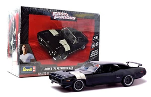 Revell Fast & Furious Dom's '71 Plymouth GTX 1:25 Scale Model Kit New in Box - Picture 1 of 1