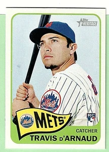 Travis d'Arnaud H592 2014 Topps Heritage Rookie RC - Picture 1 of 1