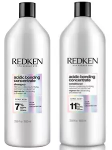 REDKEN ACIDIC BONDING CONCENTRATE SHAMPOO 1 LITRE AND CONDITIONER 1 LITRE - Picture 1 of 3