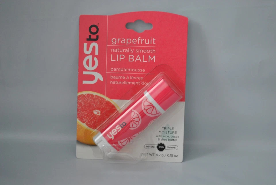 Bálsamo labial Yes to Grapefruit naturalmente suave 0,15 oz (paquete de 1) Foto 1 de 3