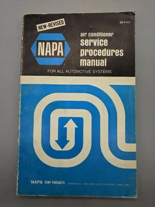 MANUAL DE PROCEDIMIENTOS DE SERVICIO de aire acondicionado NAPA para todos los sistemas automotrices años 1976 - Imagen 1 de 9