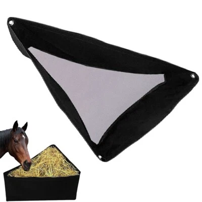 Horse Hay Feed Bag Deep Corner Hay Bag Dust And Fine Debris Equestrian Fields - Bild 1 von 4