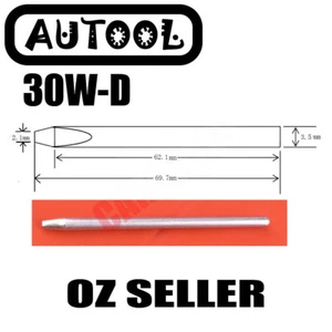 SOLDER SOLDERING IRON Tip 30W D Chisel Lead Free for Remote control car plane OZ - Bild 1 von 3