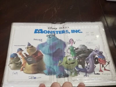 Tested Working Monsters Inc VHS Blue Tape Family Clear Clamshell Disney Pixar - Image 1 of 4