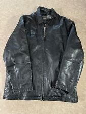 Wilsons Leather Mens Full Zip Thinsulate Ultra Jacket Lined Long Sleeve Black M